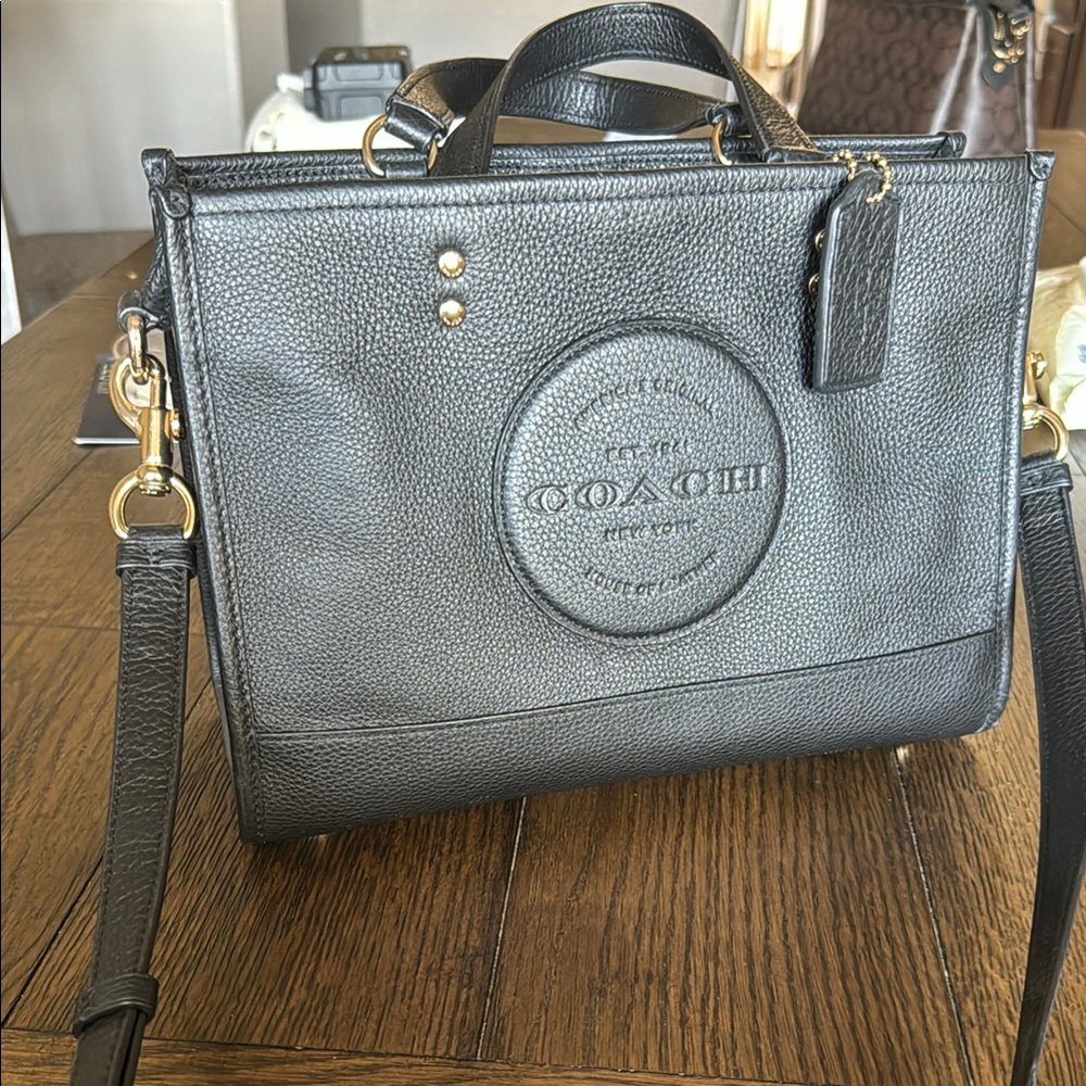 Coach Dempsey Carryall w Patch Black